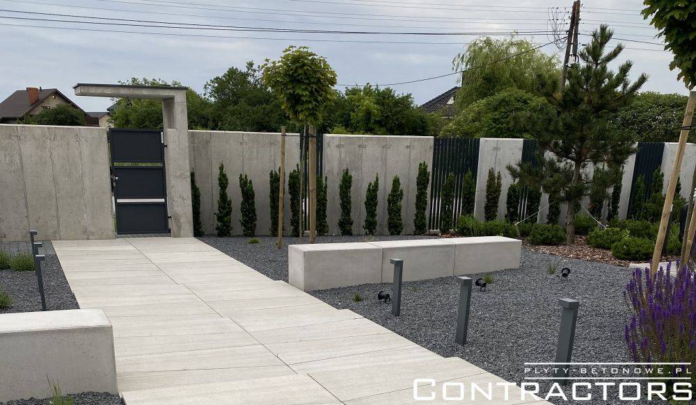 elementy ogrodzenia z betonu