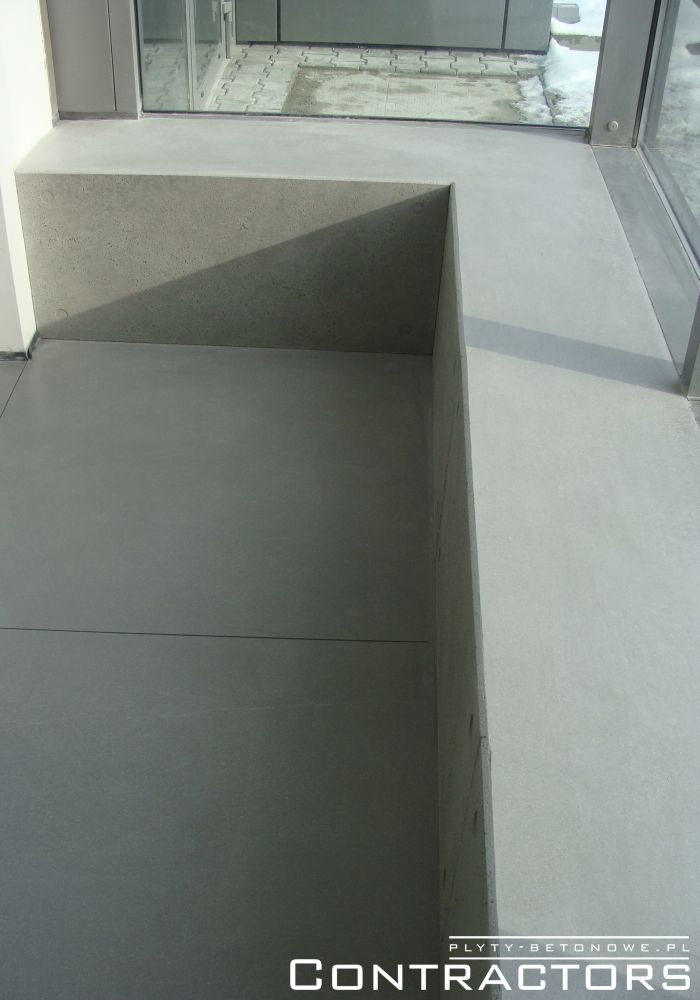 Schody z betonu posadzka betonowa i płyty betonowe Wolbrom