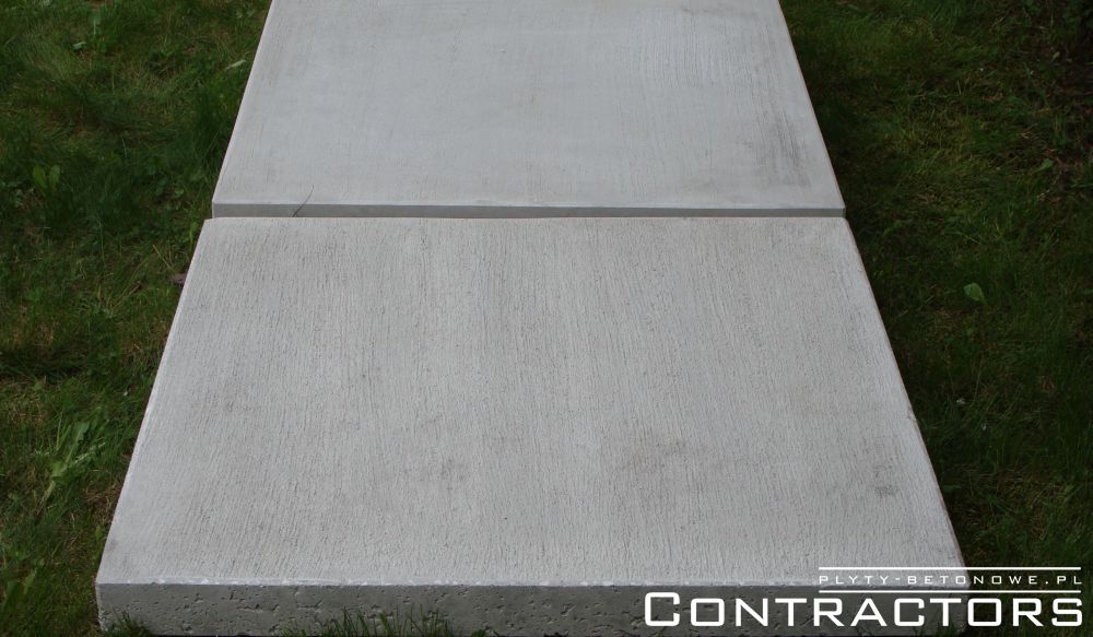 Wielkoformatowe płyty betonowe do ogrodu na chodniki, ścieżki i tarasy