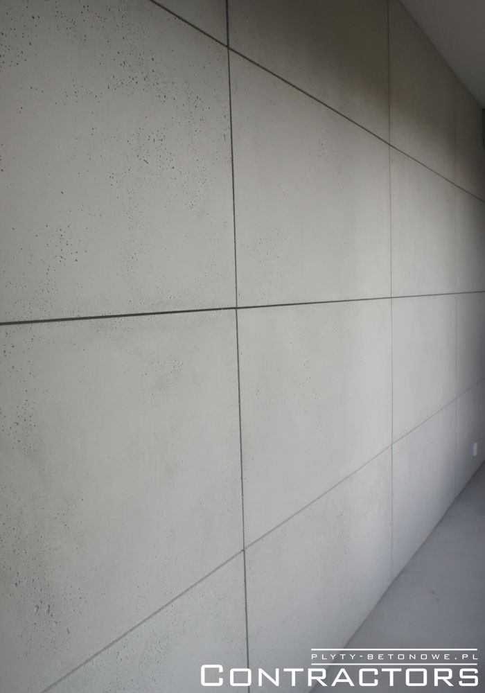 Płyty z betonu architektonicznego na poddaszu
