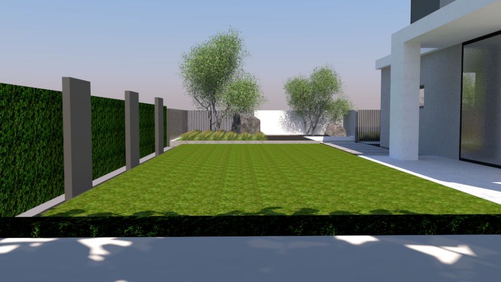 Beton architektoniczny w nowoczesnym ogrodzie